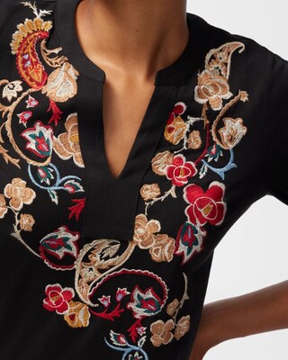 Touch of Cool Embroidered Tunic