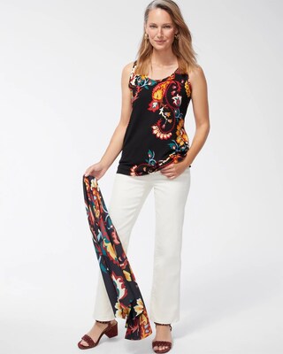 Touch of Cool Paisley Polished Tank