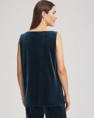 Travelers™ Velvet Side-Slit Tank click to view larger image.
