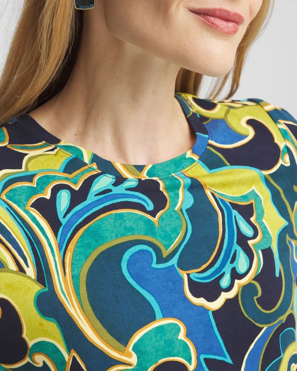 Touch of Cool™ Swirl Layering Tee