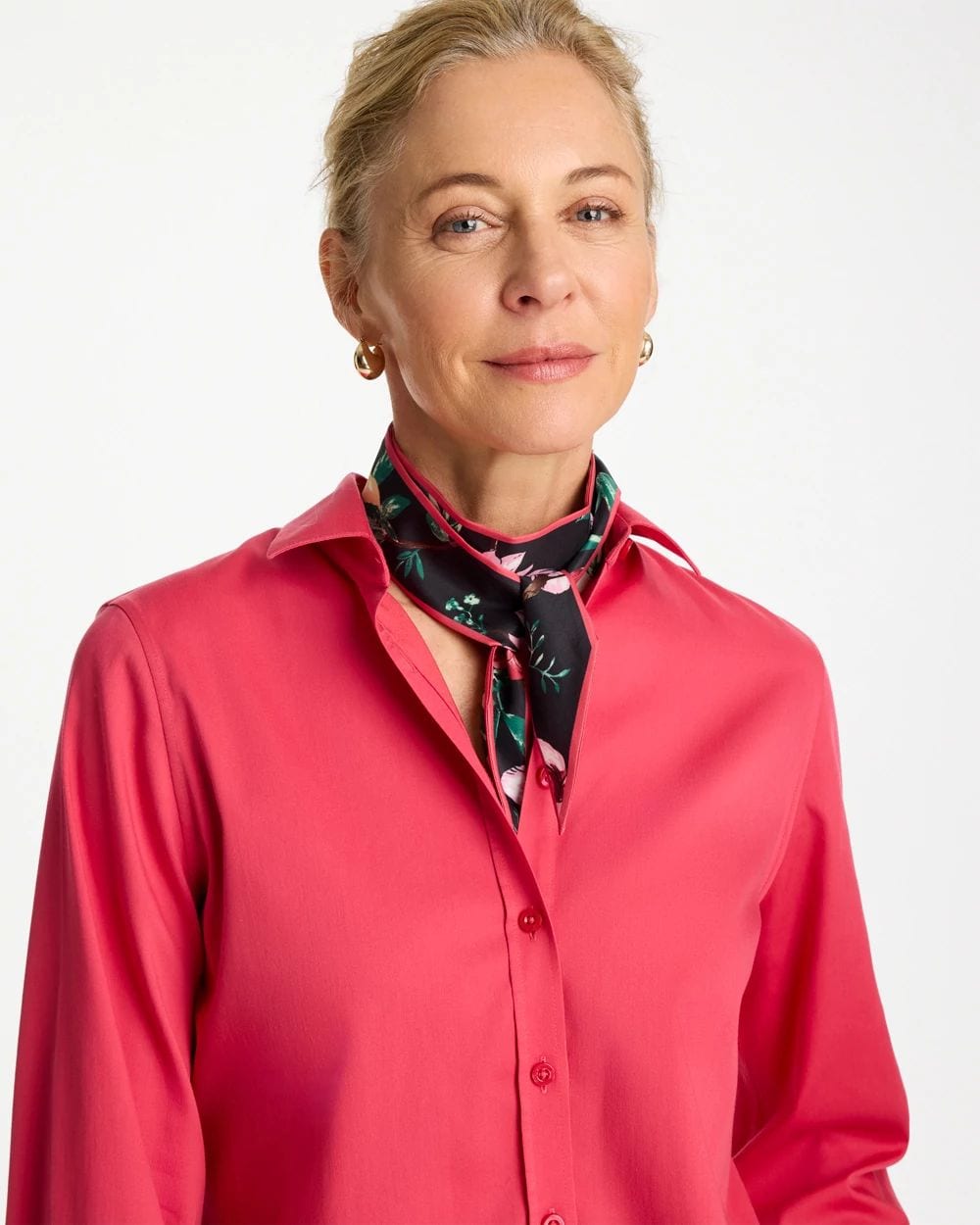 Kyoto Bloom Skinny Scarf click to view larger image.