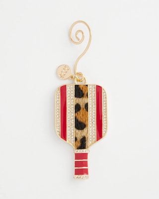 Sparkly Pickleball Ornament