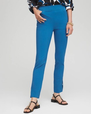 Brigitte Rivet Slit Ankle Pants