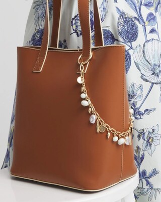 Gold Tone Bag Charm click to view larger image.