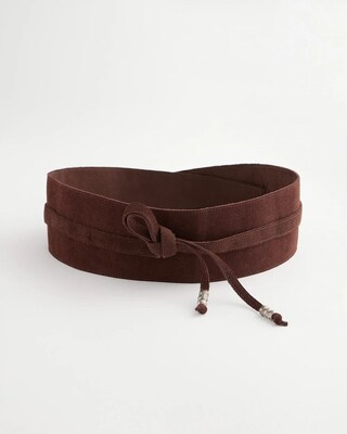 Suede Double-Sided Obi Belt