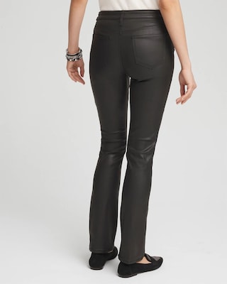 Girlfriend Coated Slim Leg  Jeans