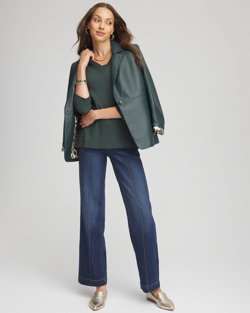 Pima Cotton 3/4 Sleeve Tee