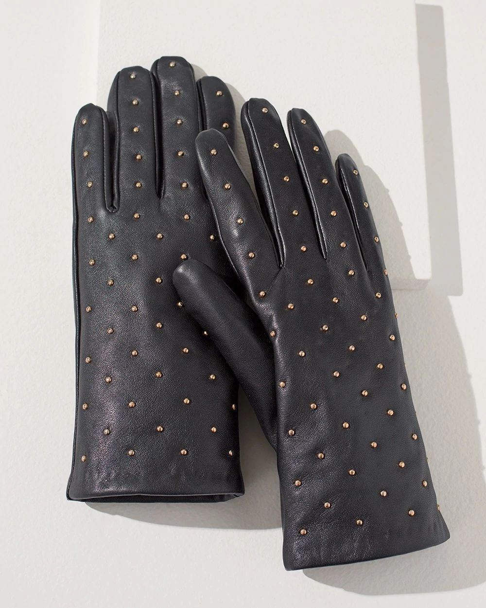 Studded Leather Gloves