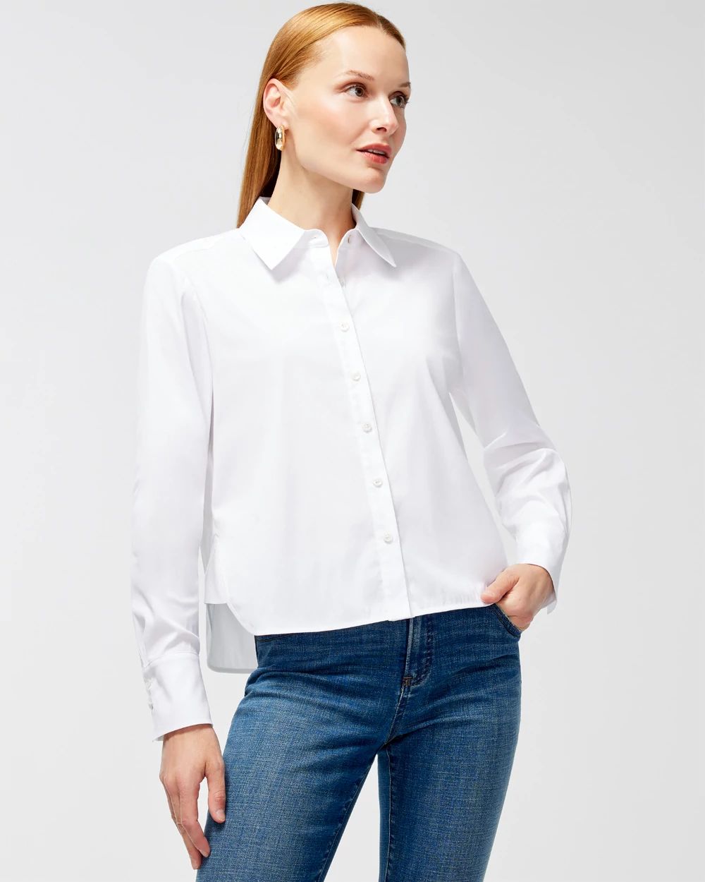 Poplin Cropped Shirt
