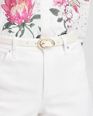 Skinny Leather Belt