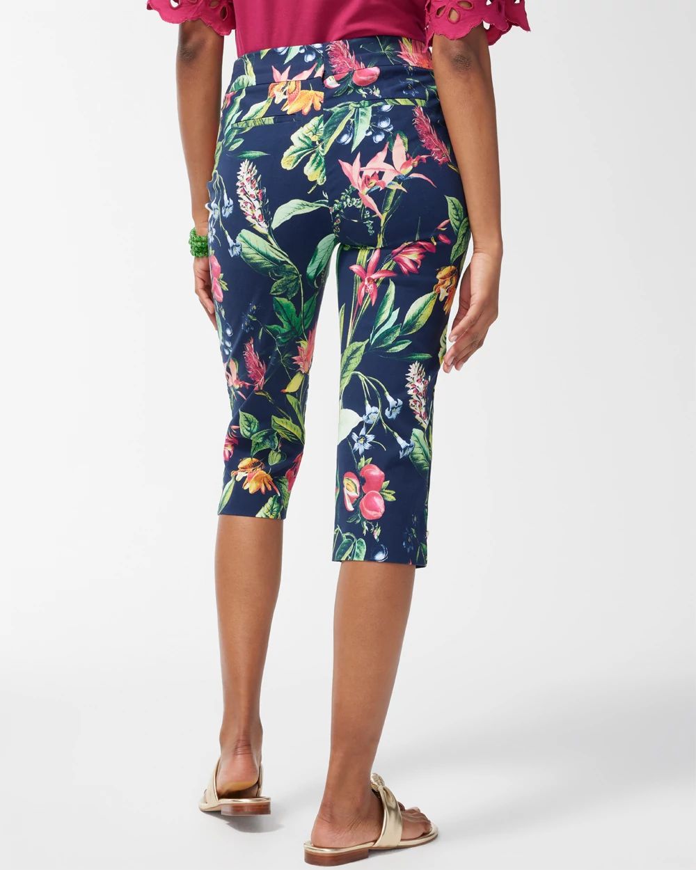 Brigitte Floral Capris