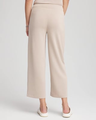Zenergy® Sueded Scuba Cropped Pants