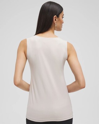 High Neck Microfiber Tank