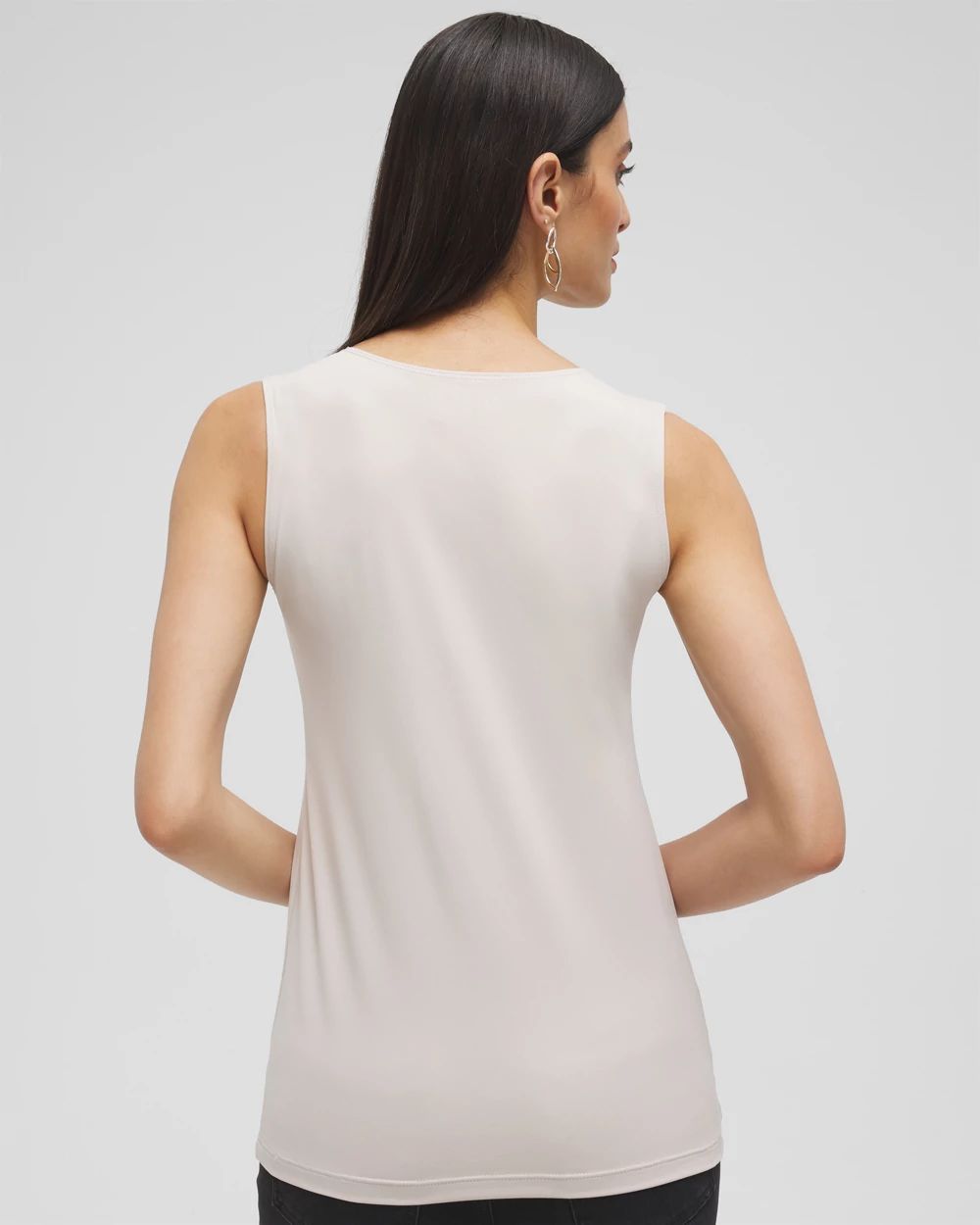 High Neck Microfiber Tank