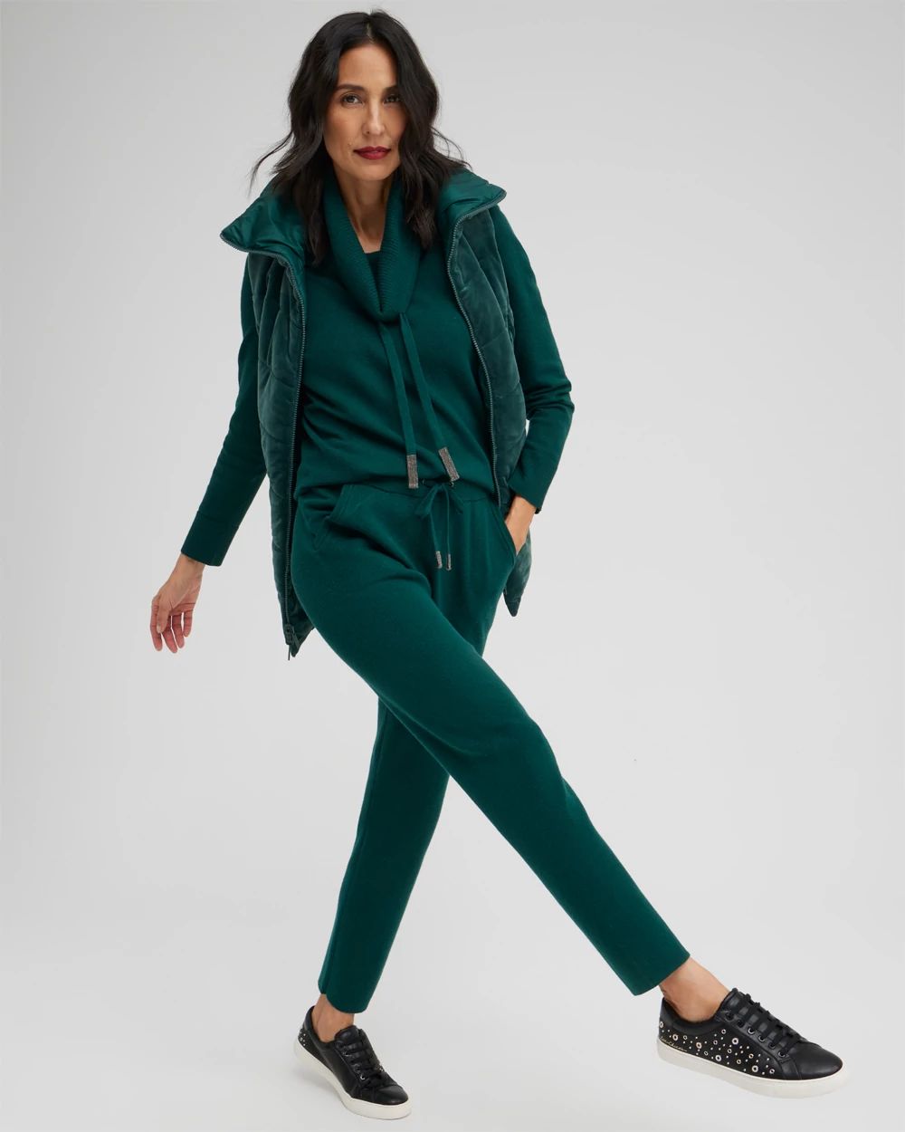 Zenergy® Luxe Cashmere Blend Ankle Pants click to view larger image.