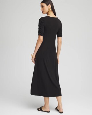 Ruched Jersey Midi Dress click to view larger image.