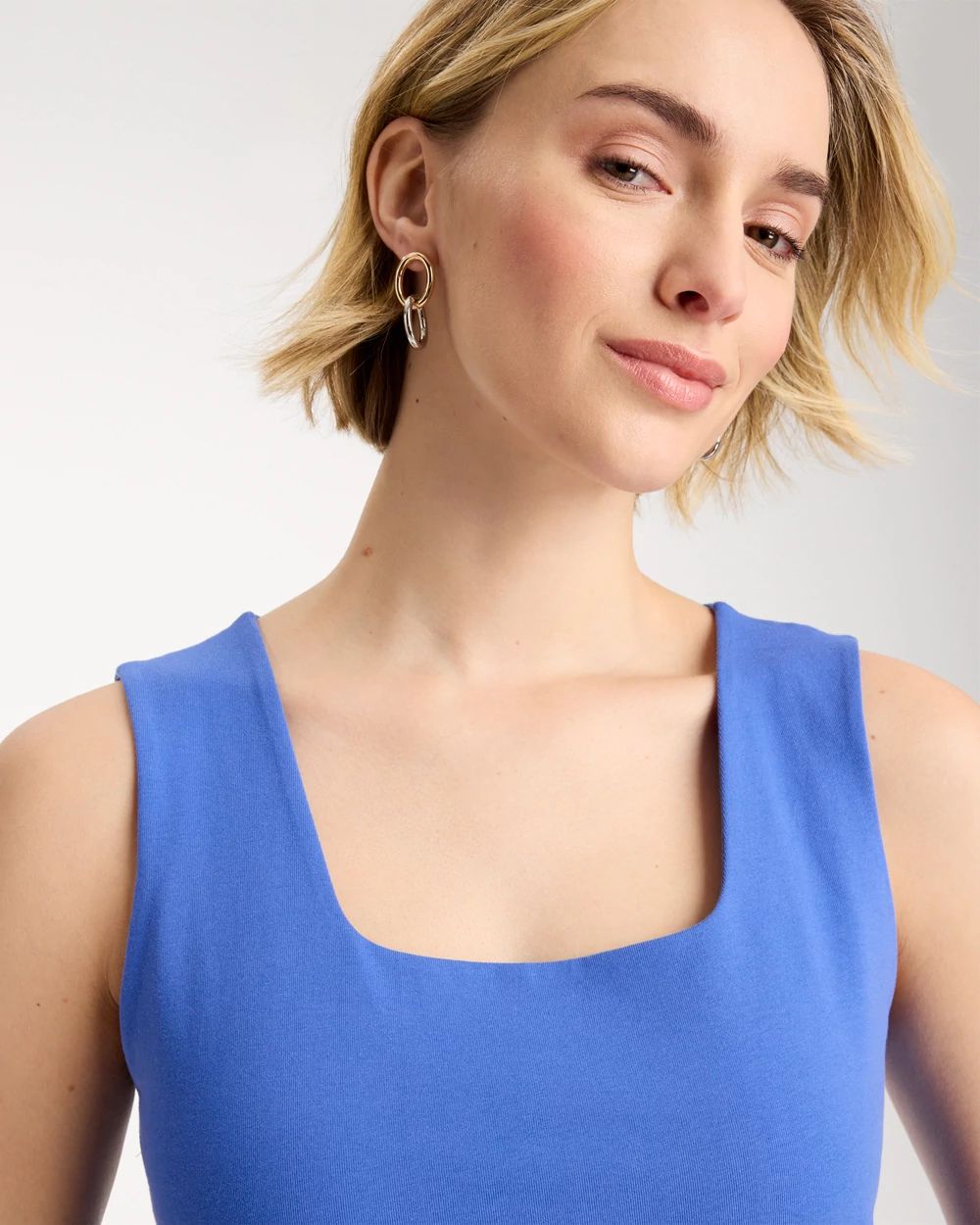 Contour Cotton™ Square Neck Tank