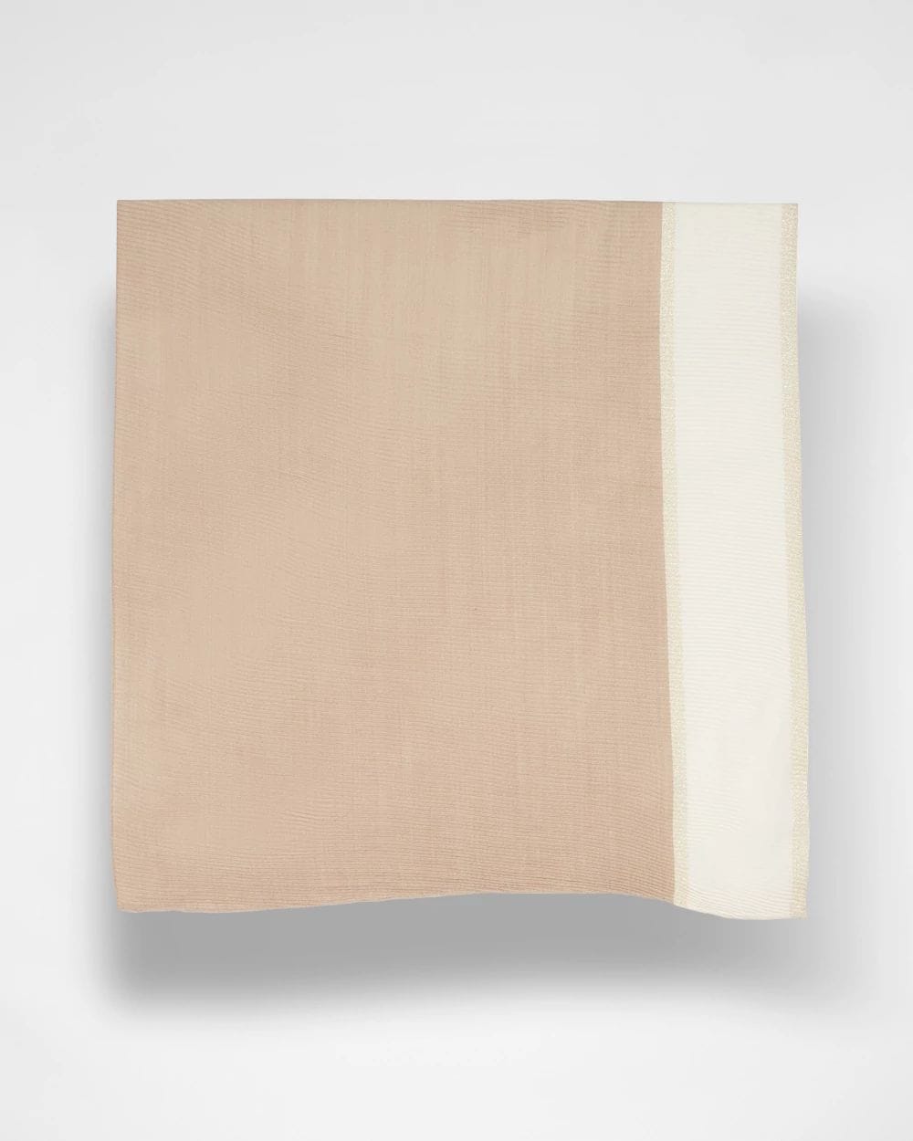 Ombre Pleated Oblong Scarf click to view larger image.