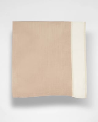 Ombre Pleated Oblong Scarf click to view larger image.