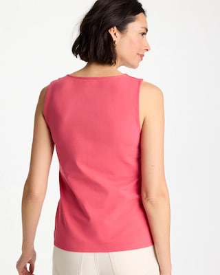 Contour Cotton™ Square Neck Tank click to view larger image.