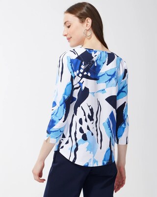 Floral 3/4 Sleeve Perfect Tee