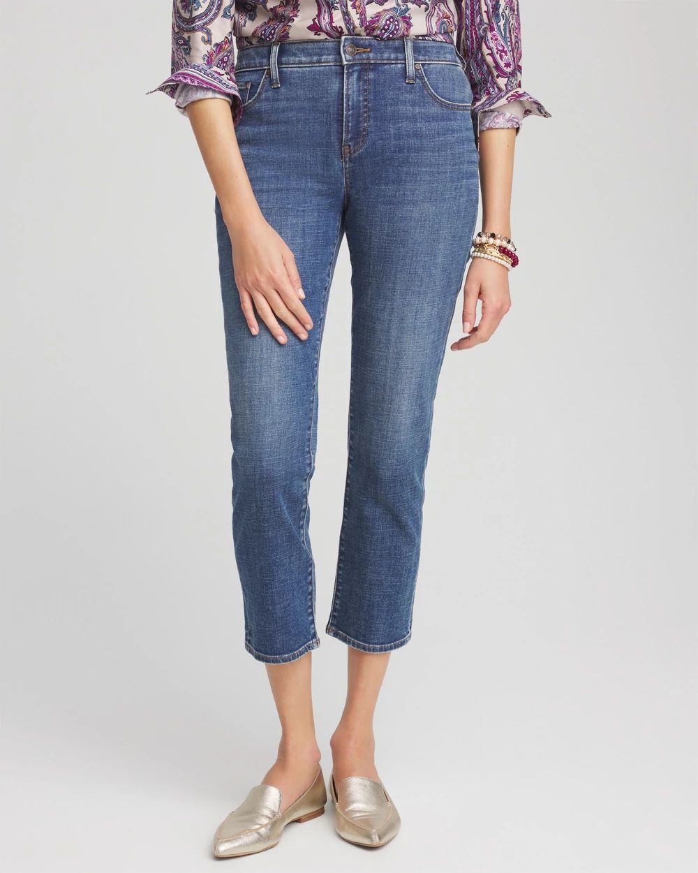 Girlfriend Cropped Jeans