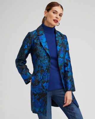 Jacquard Floral Topper