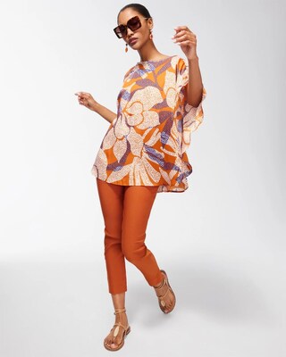 Floral Chianti Poncho