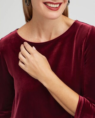 Travelers Collection Velvet Tunic
