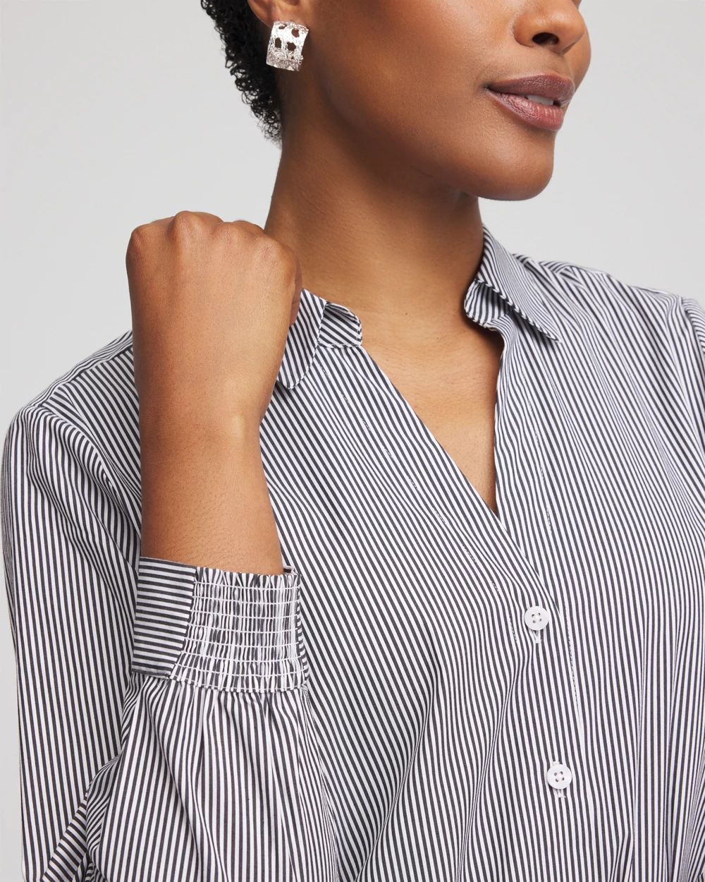 Poplin Stripe Shirt