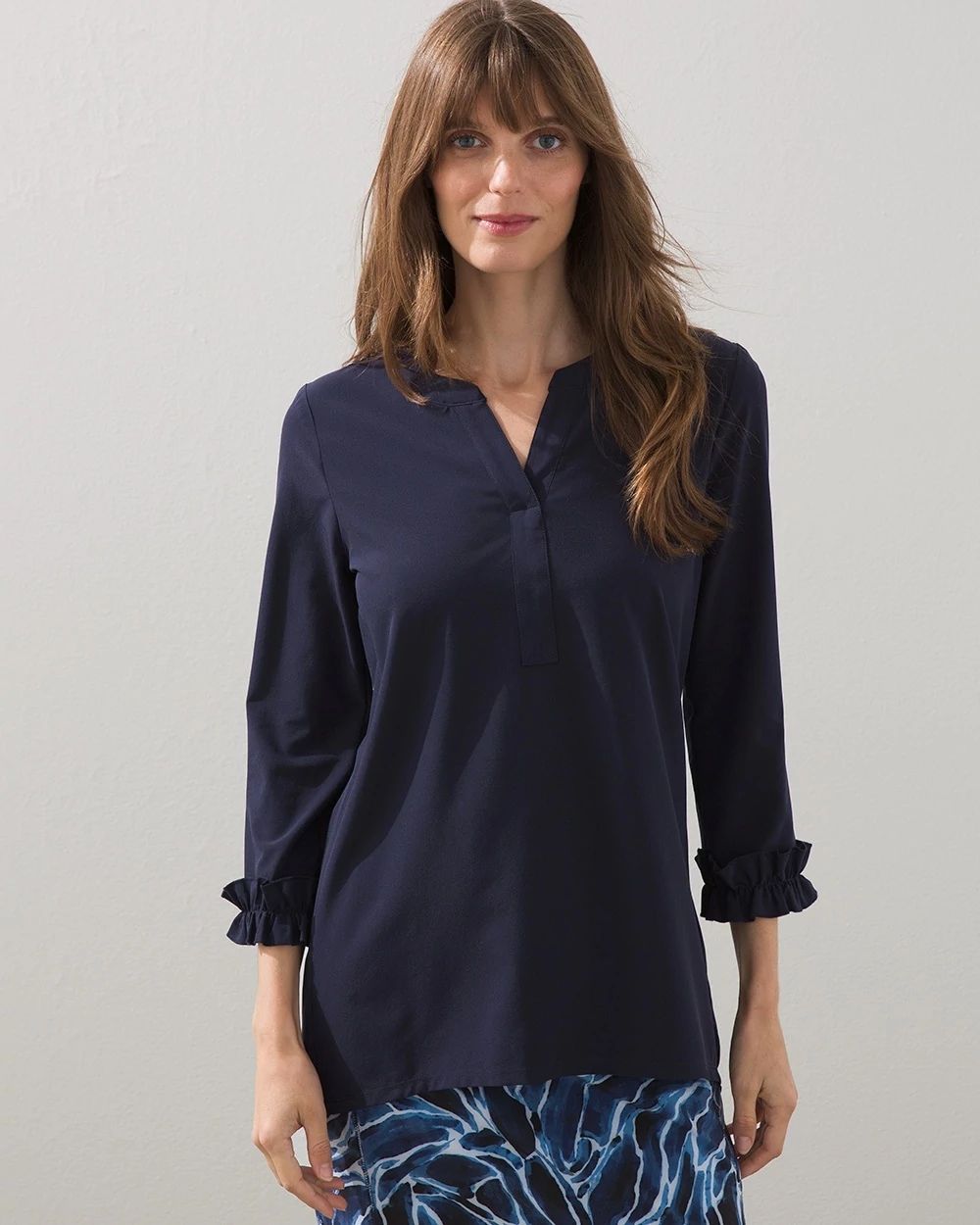 Zenergy UPF Ruffle Sleeve Top