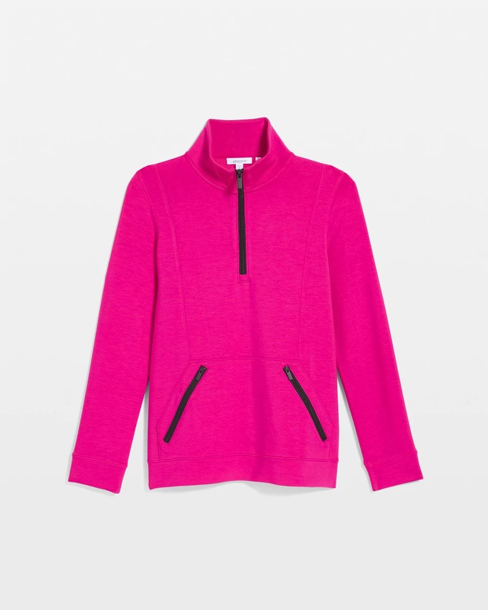 Zenergy® Soft Contrast Half Zip Pullover