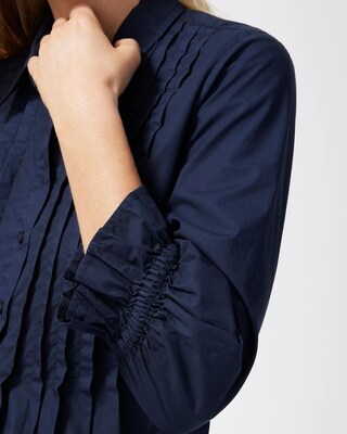 Poplin Pintuck Shirt