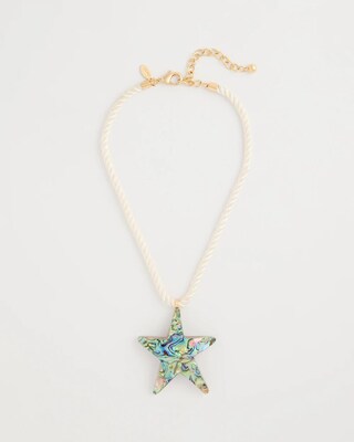 Abalone Shell Star Pendant Necklace