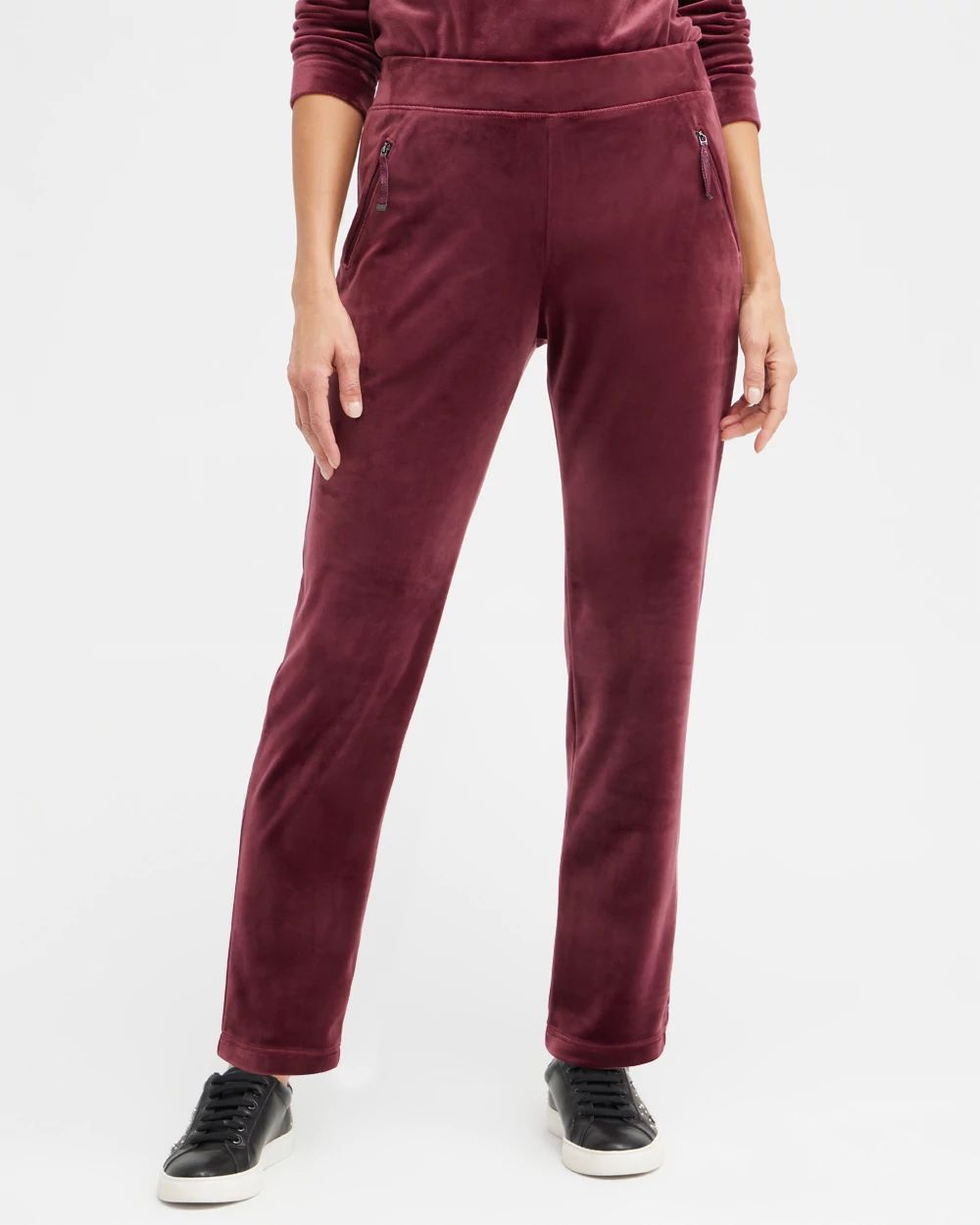 Zenergy Velour Zip Pocket Pants