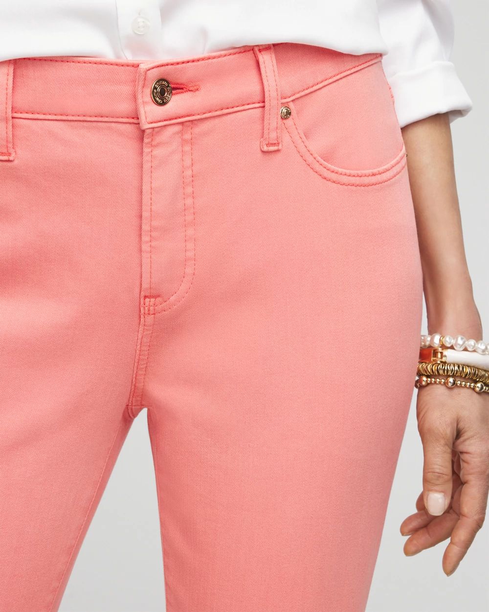 Petite Girlfriend Fray Hem Kick Flare Jeans
