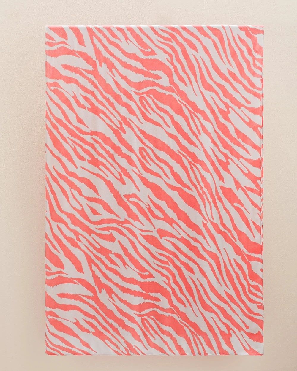 Zebra Print Oblong Scarf
