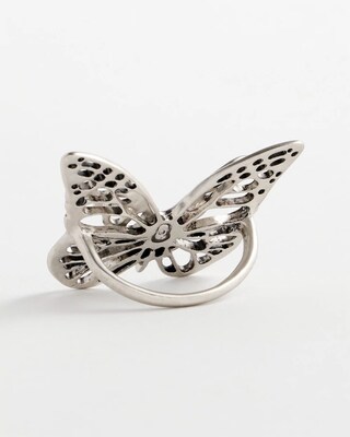 Butterfly Scarf Ring click to view larger image.