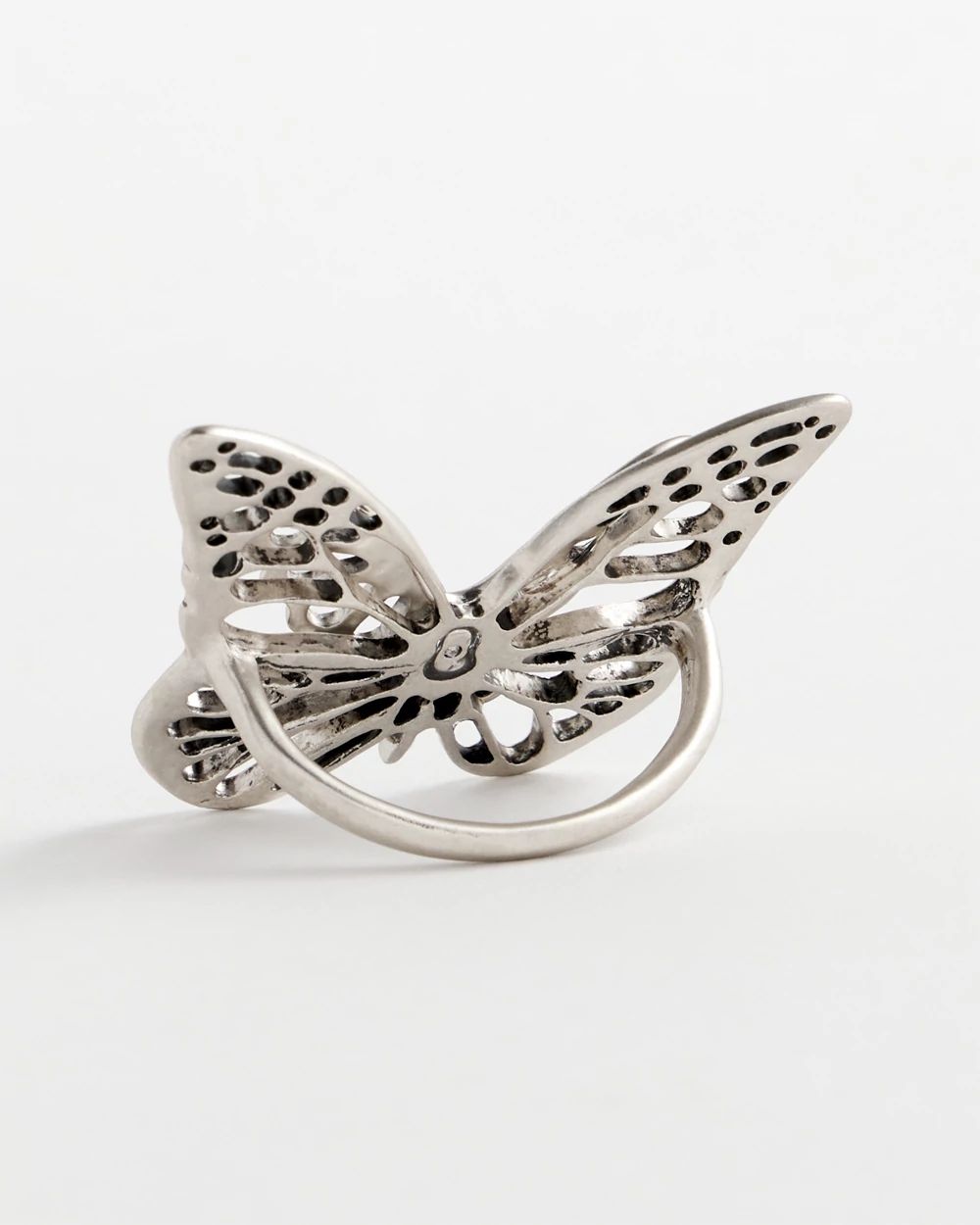 Butterfly Scarf Ring