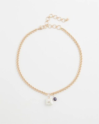 Freshwater Pearl Pendant Necklace click to view larger image.