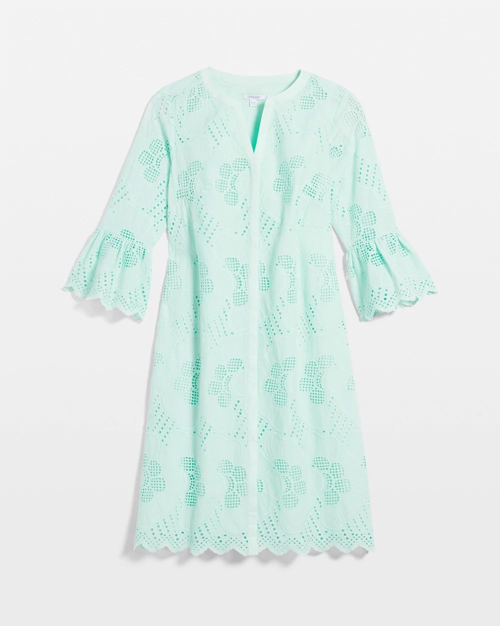 Eyelet Cotton Voile Dress
