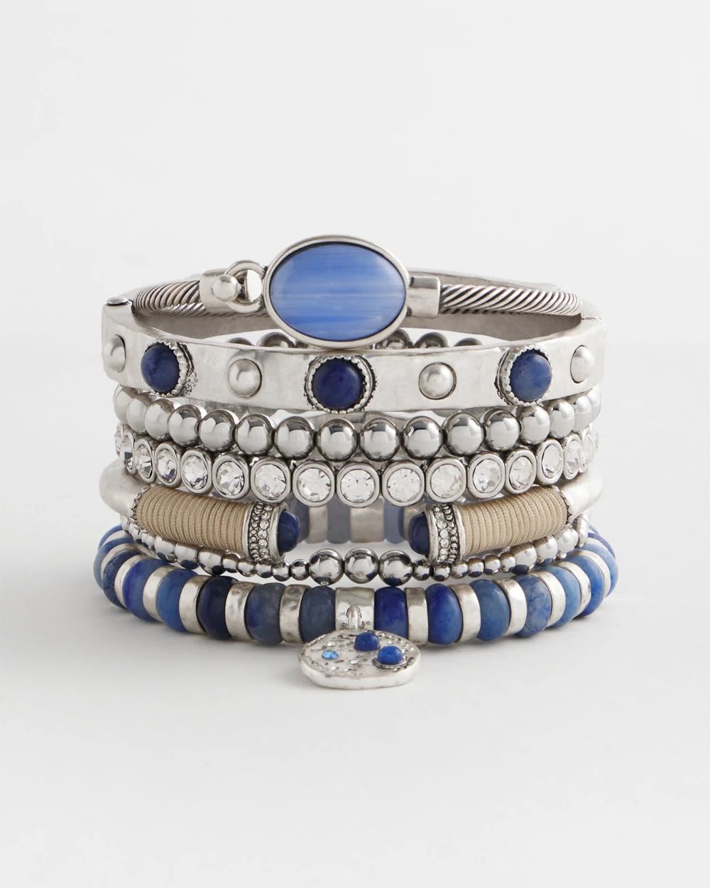Blue Stone Hook Bracelet
