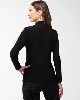 ECOVERO Jeweled Button Sweater