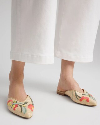 Gabby Raffia Mule click to view larger image.