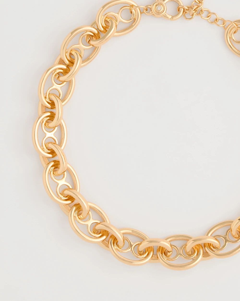 Mariner Goldtone Link Necklace