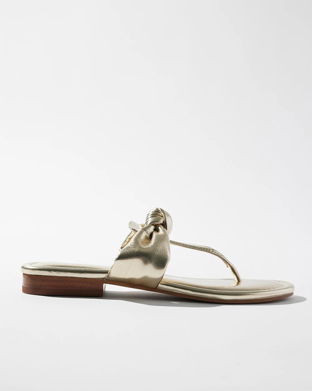 Knotted Thong Sandals