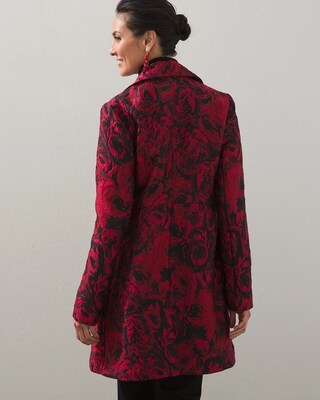 Rose Jacquard Topper