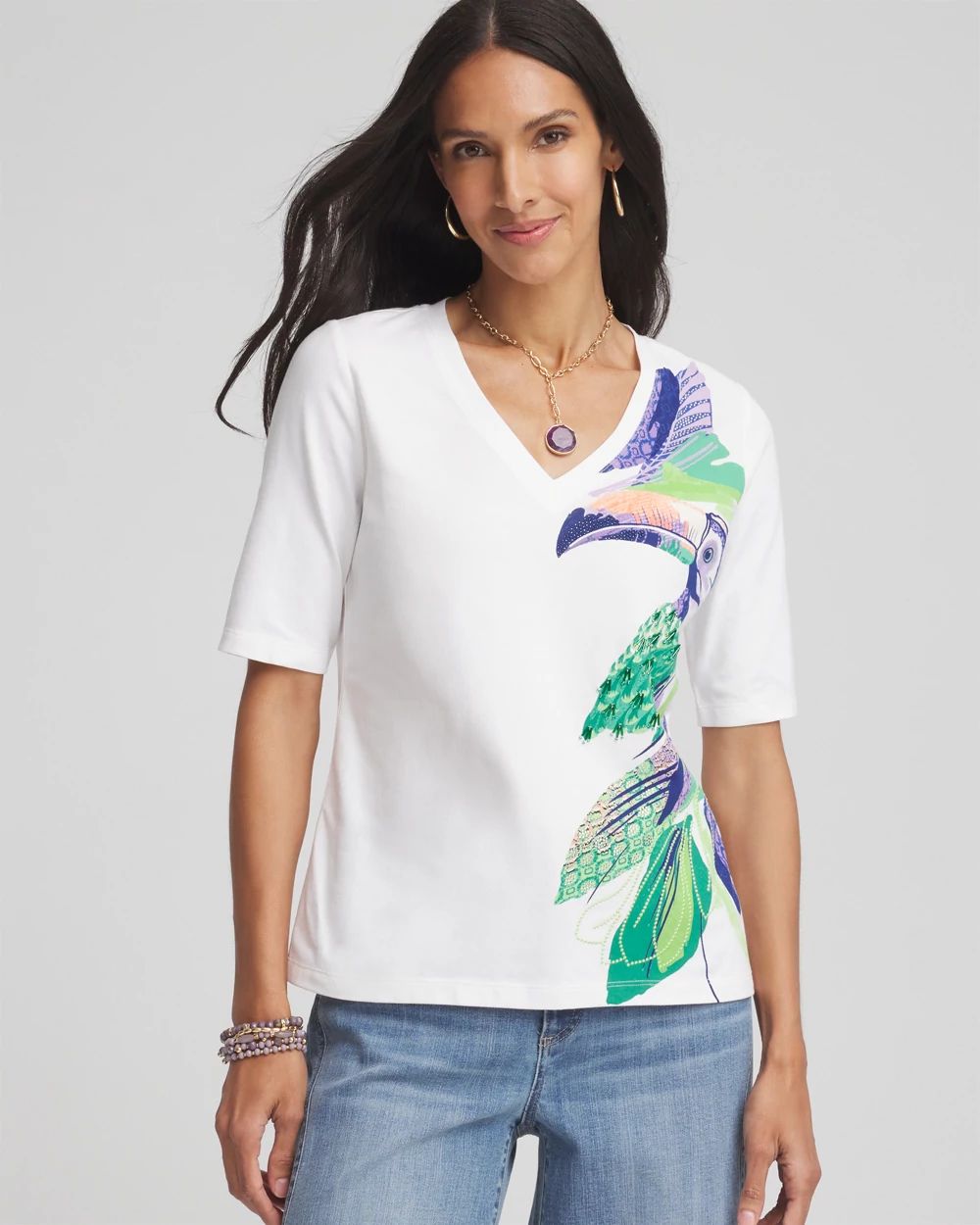 Island V-Neck Perfect Tee