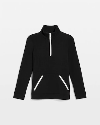 Zenergy® Soft Contrast Half Zip Pullover click to view larger image.