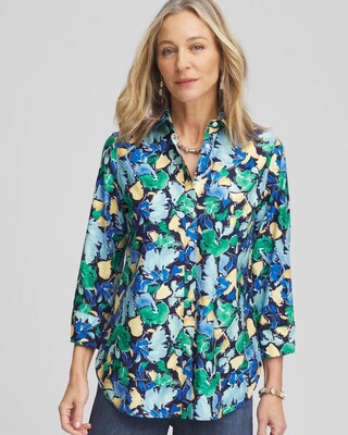 No Iron™ Multi Floral Shirt
